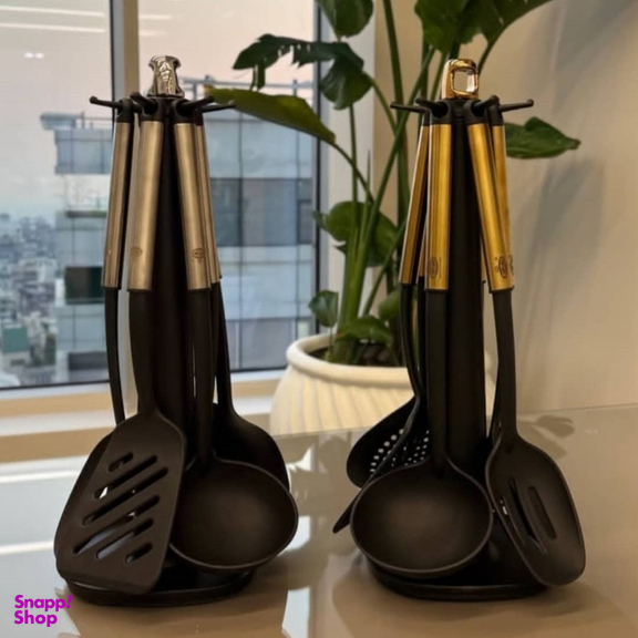 ست کفگیر و ملاقه 7 پارچه کی زد پی مدل رویال کد 001