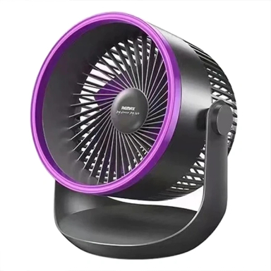 پنکه رومیزی شارژی گردشی ریمکس کد F27