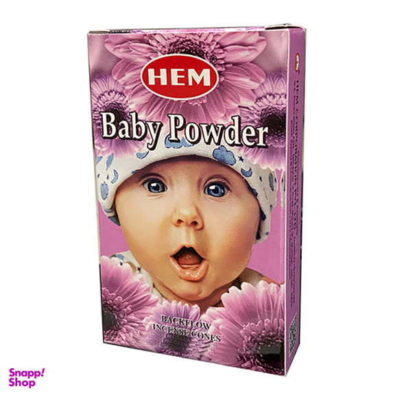 عود آبشاری هم مدل پودر بچه کد Baby Powder-01 بسته 10 عددی