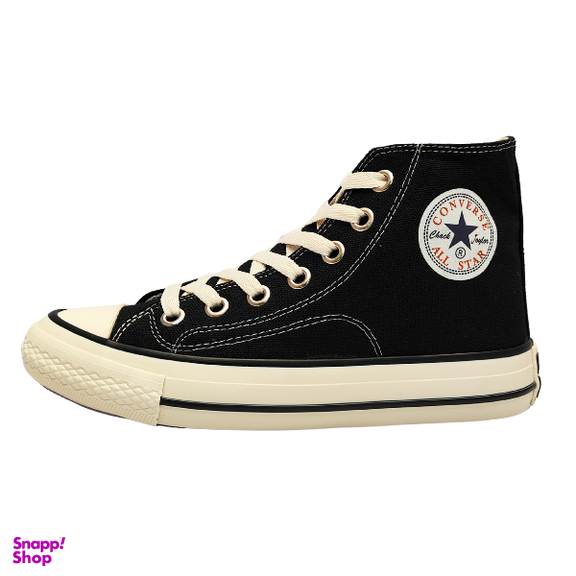 کفش طرح کانورس آل استار کد B1250 رنگ مشکی سفید