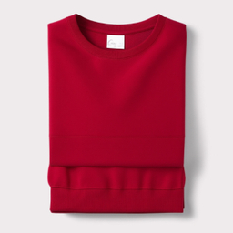 بلوز دخترانه مدل بیسیک کد M60043 رنگ قرمز