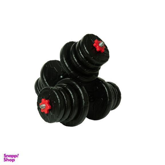 دمبل رادیس فیت مدل DVP-12-mix1 وزن 12 کیلوگرم بسته 2 عددی