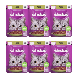 پوچ گربه ویسکاس مدل Lamb وزن 85 گرم مجموعه 6 عددی