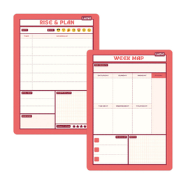 مگنت یخچال لاژید مدل پلنر روزانه و هفتگی کد MGNT074 سایز 20×30 سانتی متر