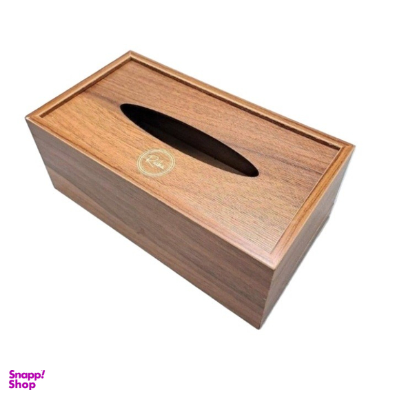 جای دستمال کاغذی چوبی رایکا کد 6633