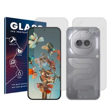 محافظ صفحه نمایش شفاف گوشی موبایل گلس مناسب برای ناتینگ Phone (2a) Plus به همراه محافظ پشت گوشی