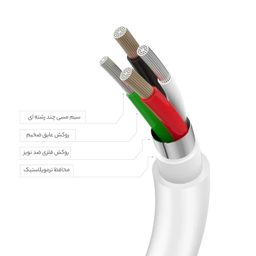 کابل تبدیل Type-C به Lightning اپل مدل PD کد ZM826-11790A طول 1 متر