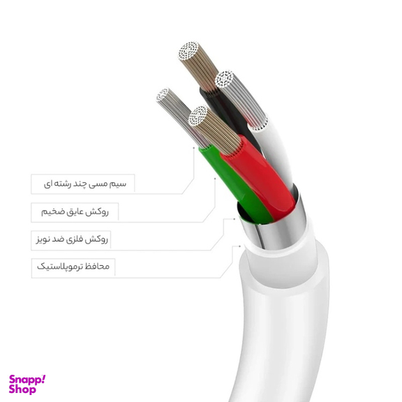 کابل تبدیل Type-C به Lightning اپل مدل PD کد ZM826-11790A طول 1 متر