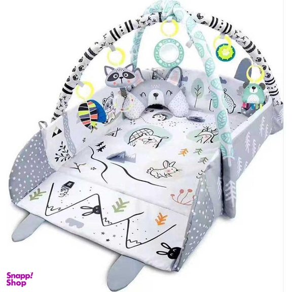 پلی جیم و تشک بازی توپ دار مدل خرگوش