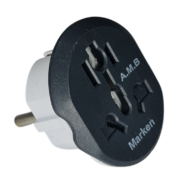 مبدل برق دیواری سه شاخه به دو شاخه مارکن مدل A.M.B