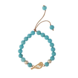 دستبند طلا 18 عیار دخترانه مدل پرنده کد 215