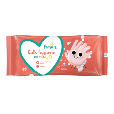 دستمال مرطوب کودک پمپرز مدل Kids Hygiene بسته 40 عددی