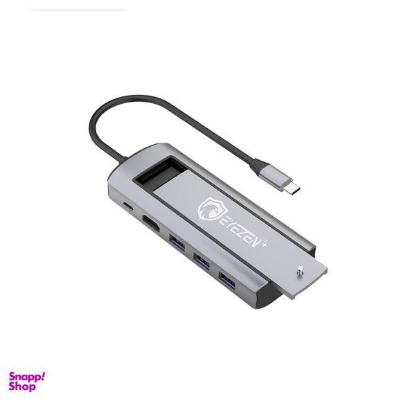 هاب 6 پورت USB-C آیزن مدل 6in1 HUB EUH-02