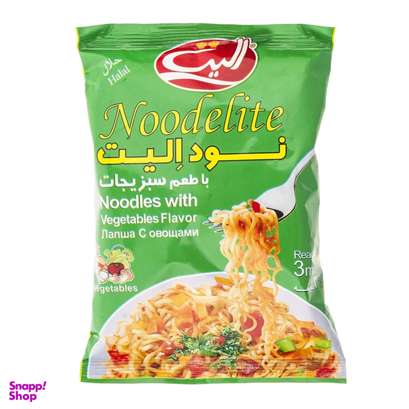 نودل با طعم سبزیجات الیت وزن ۷۵ گرم