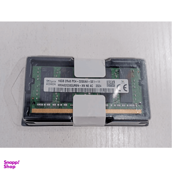رم لپ تاپ اس کی هاینیکس مدل 2Rx8 PC4 3200AA SE1-11 DDR4 ظرفیت 16 گیگابایت