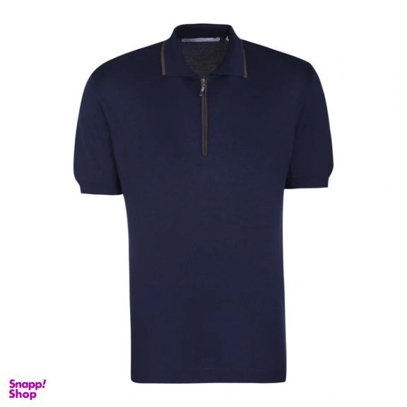 پولوشرت بافت آستین کوتاه مردانه مدل GD-s-16899521 رنگ سرمه ای