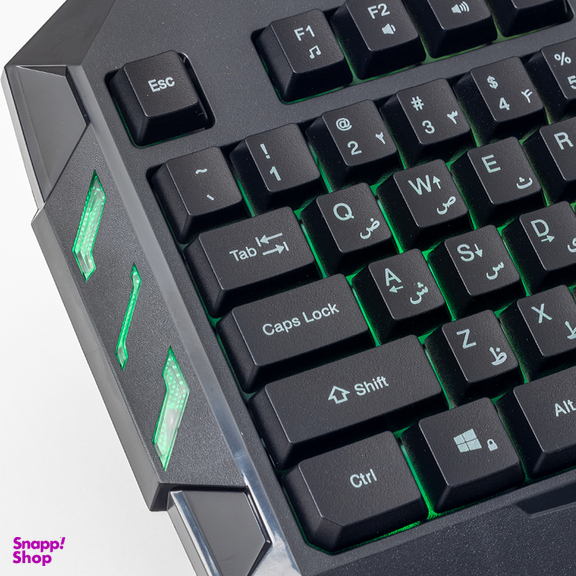 کیبورد گیمینگ هیسکا مدل HX-KEG400 RGB