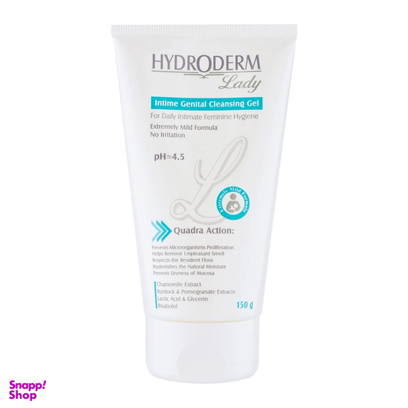 ژل شستشوی بانوان لیدی هیدرودرم مدل Lady حجم 150 میلی لیتر