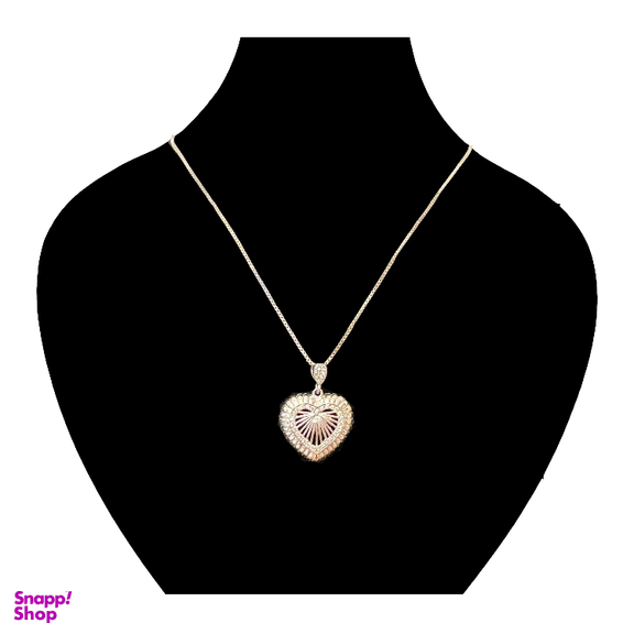 گردنبند نقره زنانه گیرا مدل قلب کد G1034