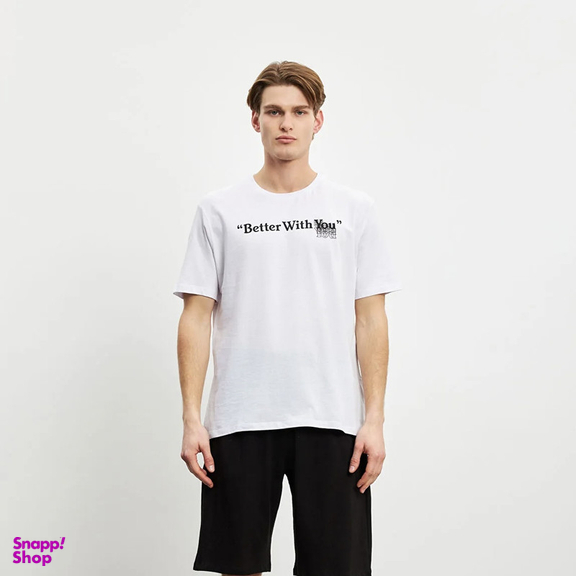 ست تیشرت آستین کوتاه و شلوارک راحتی مردانه ال سی وایکیکی مدل FULL-Pamuk