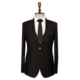 کت و شلوار ژیله دورو مور کد 1450 رنگ مشکی