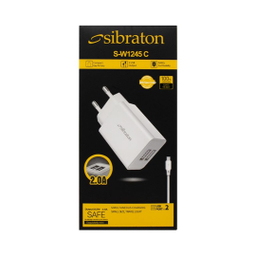 شارژر دیواری 10 وات سیبراتون مدل S-W1245C به همراه کابل USB-C