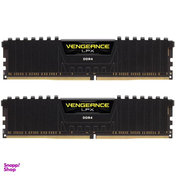 رم دسکتاپ DDR4 دو کاناله 3200 مگاهرتز CL16 کورسیر مدل Vengeance LPX ظرفیت 32 گیگابایت