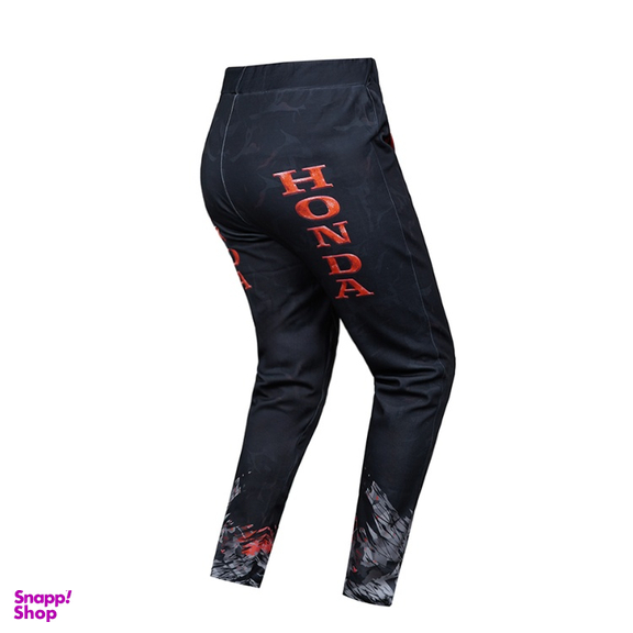 شلوار موتورسواری کراسی طرح Honda Black