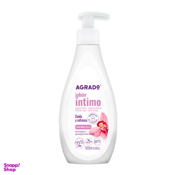 ژل بهداشتی آگرادو مدل عصاره درخت چای حجم 500 میلی لیتر