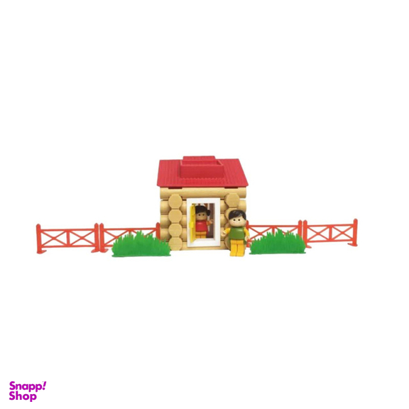 ساختنی 62 تکه ناب سل مدل کلبه جنگلی WOODLAND COTTAGE