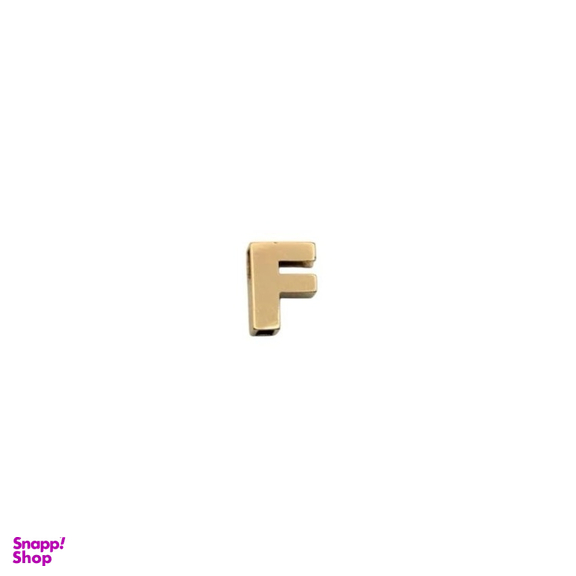 پلاک گردنبند طلا 18 عیار زنانه مدل حرف F کد 1
