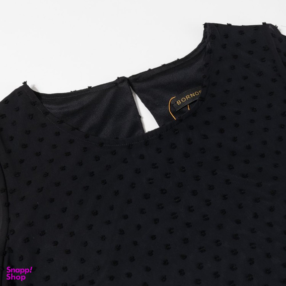 بلوز زنانه برنس کد 40102 رنگ مشکی