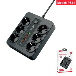 چند راهی برق 6 پورت USB وابی مدل PS11