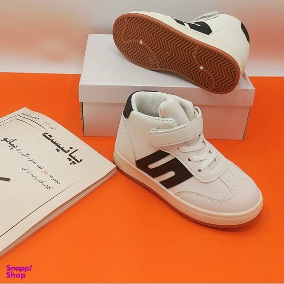 نیم بوت پسرانه مدل RO10208 رنگ سفید