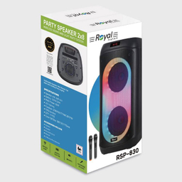 اسپیکر بلوتوثی رویال کد Party Box RSP_830 به همراه میکروفون و ریموت