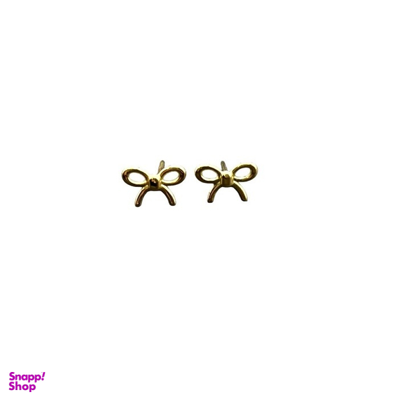 گوشواره طلا 18 عیار زنانه مدل پاپیون