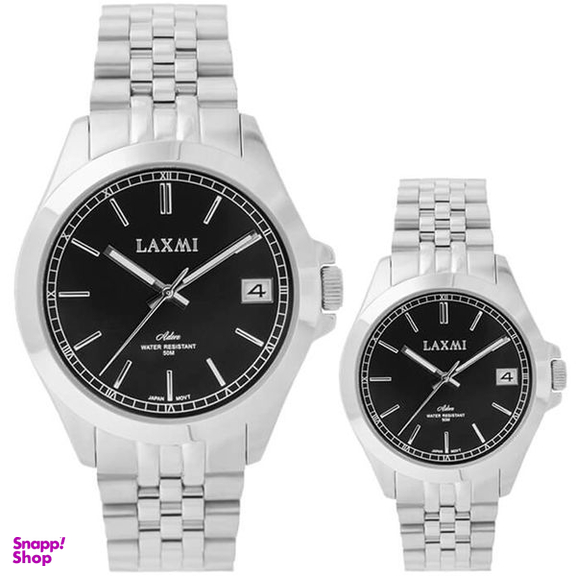 ست ساعت مچی عقربه ای زنانه و مردانه لاکسمی مدل 14-8506L-8506G