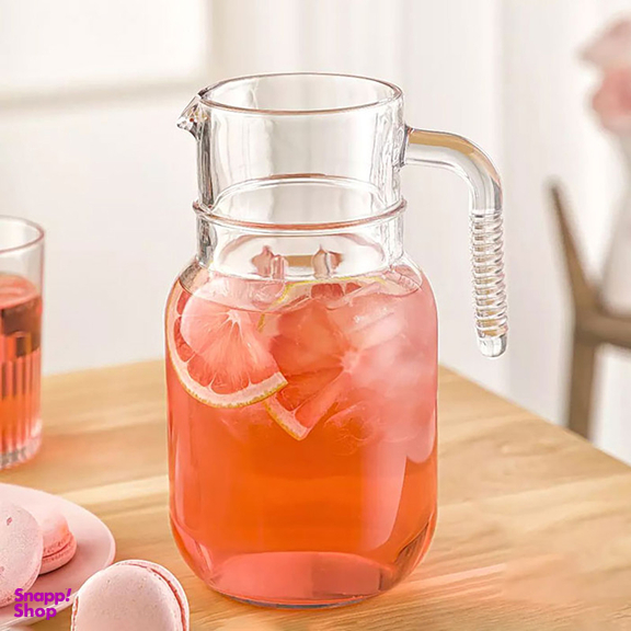 پارچ لیمون مدل شیشه ای 1.5