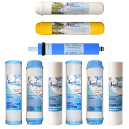 فیلتر دستگاه تصفیه آب آکوا پیورست مدل ECO FILTER 900 مجموعه 9 عددی