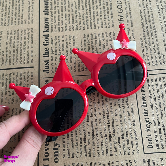 عینک آفتابی دخترانه طرح کرومی کد RED.2