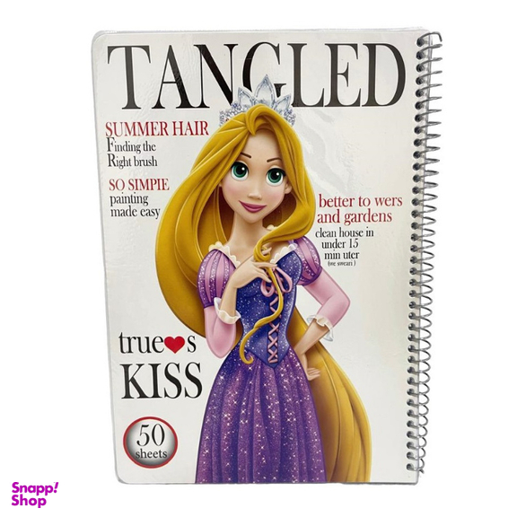 دفتر مشق 50 برگ سلین مدل گیسو کمند کد 35