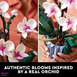 لگو گل ارکیده و گلدان 608 قطعه مدل بوتانیکال کد 12390