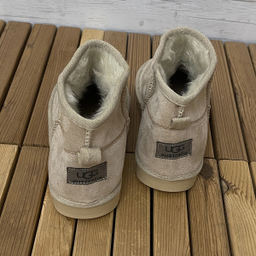 نیم بوت زنانه طرح آگ کوتاه رنگ کرم