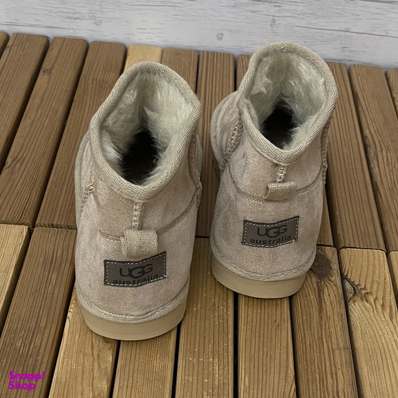 نیم بوت زنانه طرح آگ کوتاه رنگ کرم