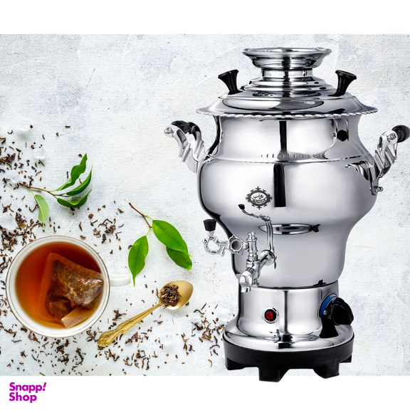 سماور برقی عالی نسب مدل سیلور ظرفیت 7 لیتر