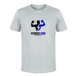تیشرت مردانه طرح GYM کد L18 رنگ طوسی