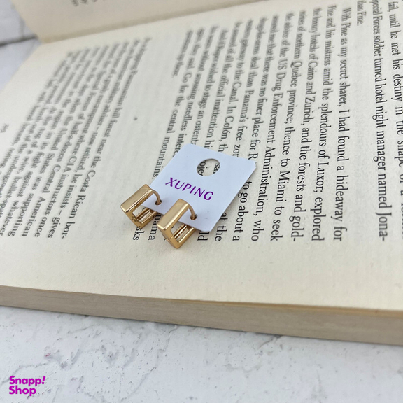 گوشواره زنانه ژوپینگ مدل مربع کد E5122