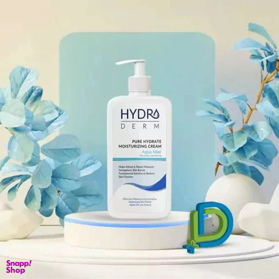 کرم مرطوب کننده و نرم کننده دست و صورت هیدرودرم Hydroderm مدل آکوا میست حجم 500 میلی لیتر