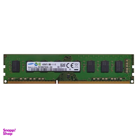 رم کامپیوتر DDR3 دو کاناله 1600 مگاهرتز CL11 سامسونگ مدل PC3-12800U ظرفیت 4 گیگابایت