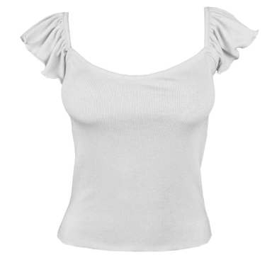 تاپ زنانه مدل پرنسسی کد 1249 رنگ سفید